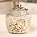 High Quality Cleap Glass food storage jar /glass dried fruit jar with glass lid /glass storage jar
